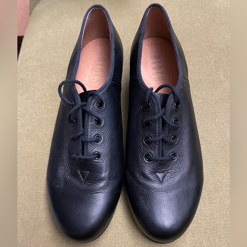 Bloch ladies jazz leather tap shoes